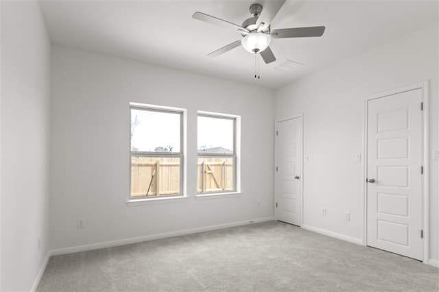 332 Witchhazel Way, San Marcos, TX 78666 - unfurnished bedroom featuring carpet flooring, baseboards, and ceiling fan