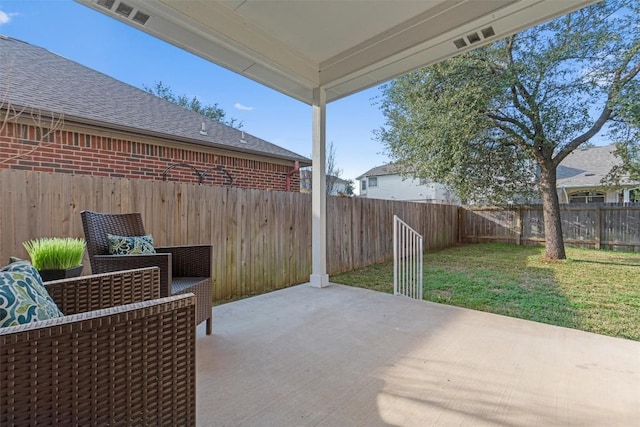 view of patio