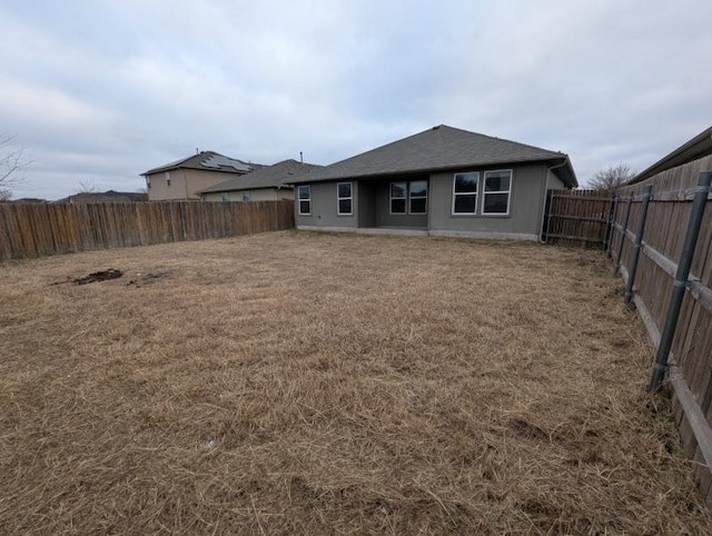 view of rear view of property