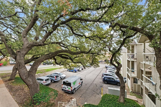 view of vehicle parking