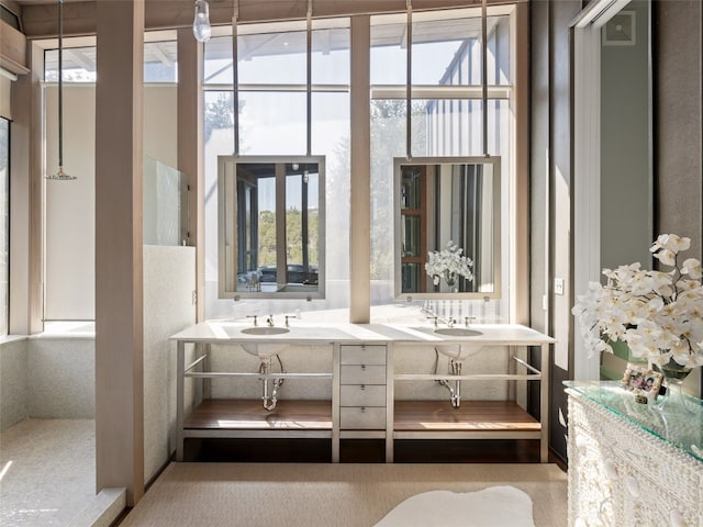 1200 Barton Creek Blvd Unit 35, Austin, TX 78735 - bathroom featuring double vanity