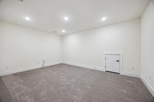 1220 Brassano Pl, Leander, TX 78641 - carpeted spare room with recessed lighting and baseboards
