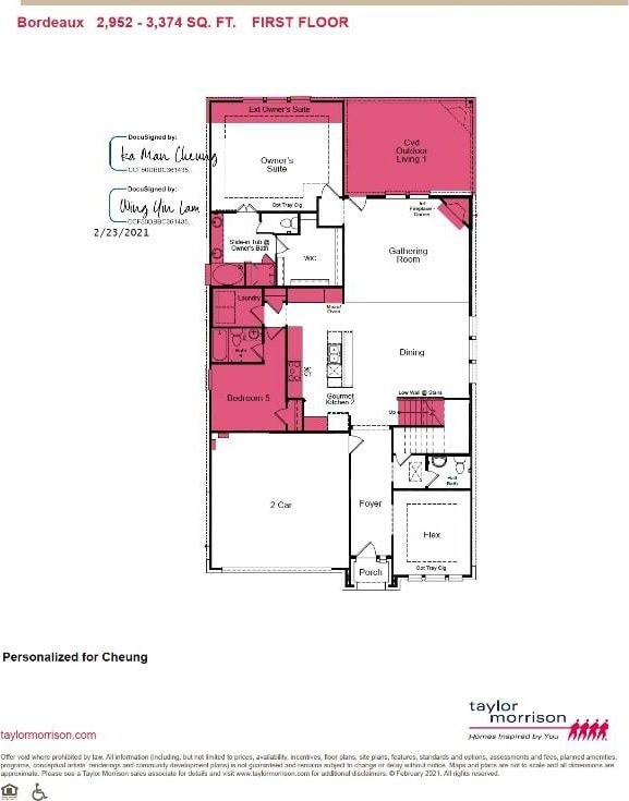 1220 Brassano Pl, Leander, TX 78641 - property floor plan