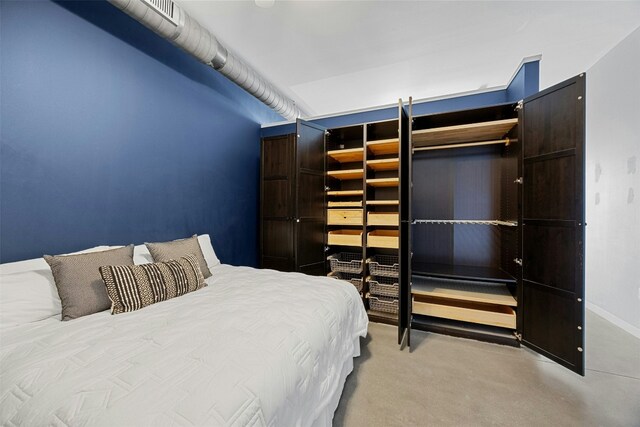 bedroom featuring baseboards