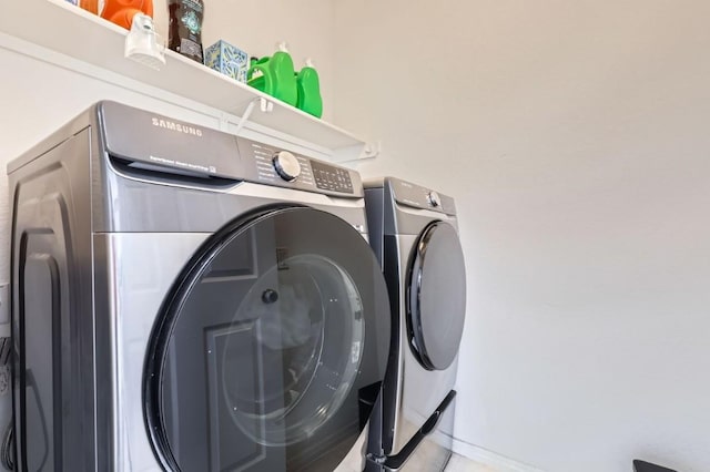 205 Audie Murphy Cir, Leander, TX 78641 - laundry room with washer and dryer