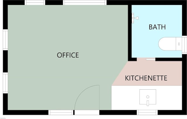 3601 Marcae Ct, Austin, TX 78704 - view of floor plan / room layout