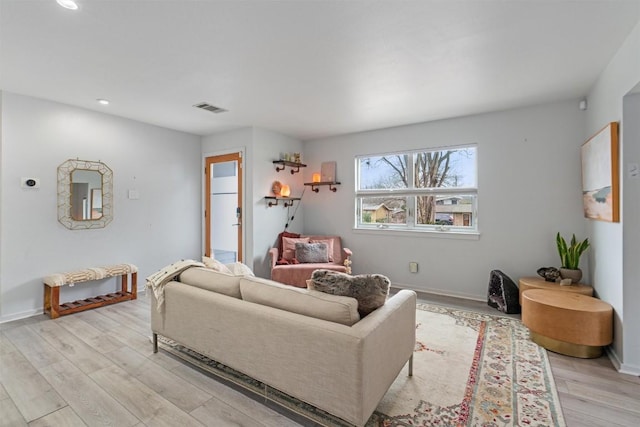 3601 Marcae Ct, Austin, TX 78704 - living area featuring light wood-type flooring and recessed lighting