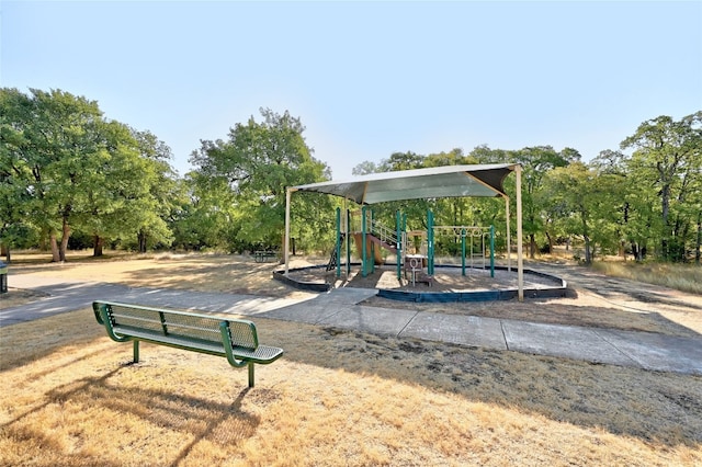 view of home's community with a playground