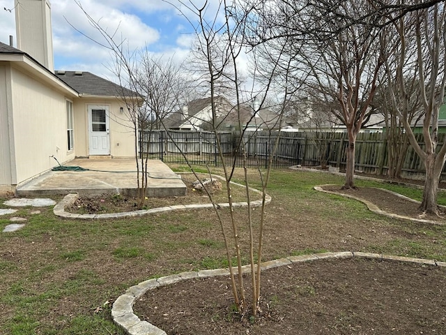 view of yard featuring a patio area