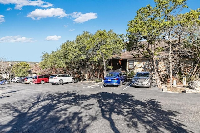 view of car parking