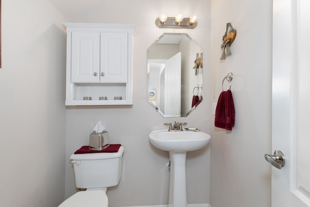 bathroom with toilet