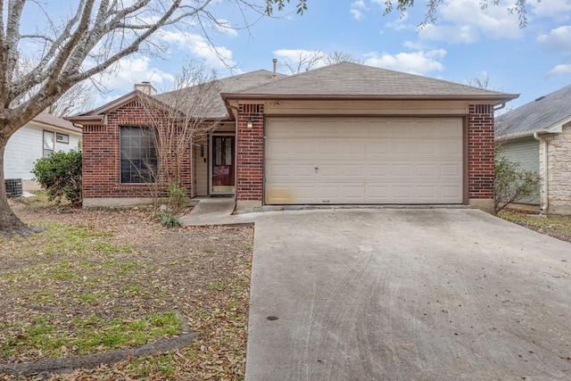 ranch-style house with a garage