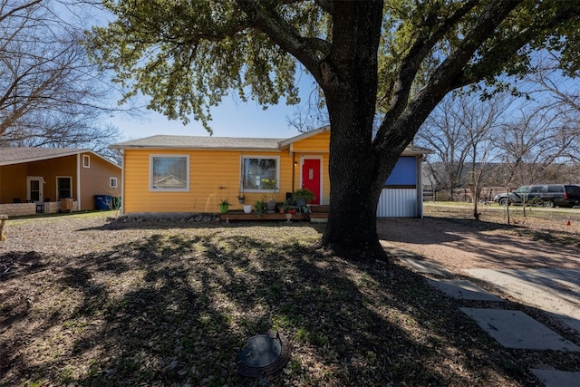 view of ranch-style house