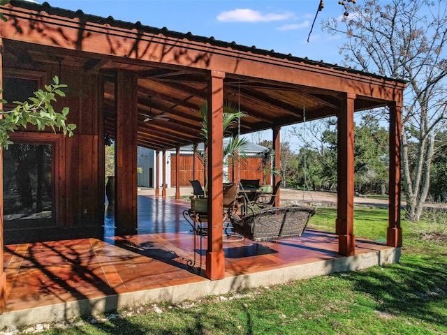 view of patio