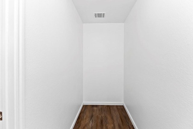 interior space featuring dark wood-type flooring