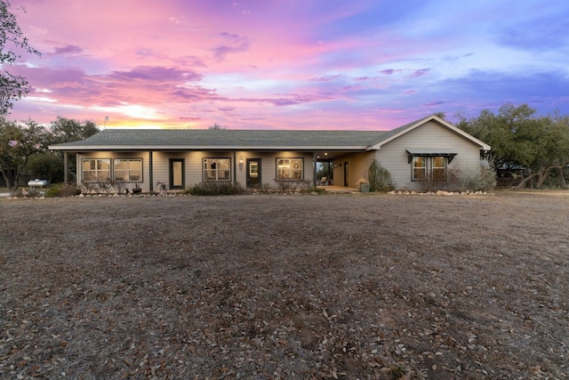 view of ranch-style home