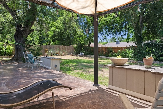 view of patio