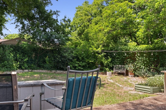 8406 Seminary Ridge Dr, Austin, TX 78745 - view of yard with a vegetable garden