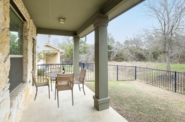 view of patio / terrace