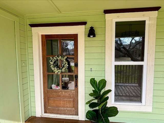 view of entrance to property