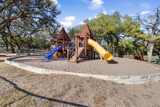 view of play area