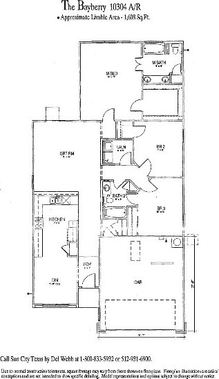 254 Monument Hill Trl, Georgetown, TX 78633 - view of layout