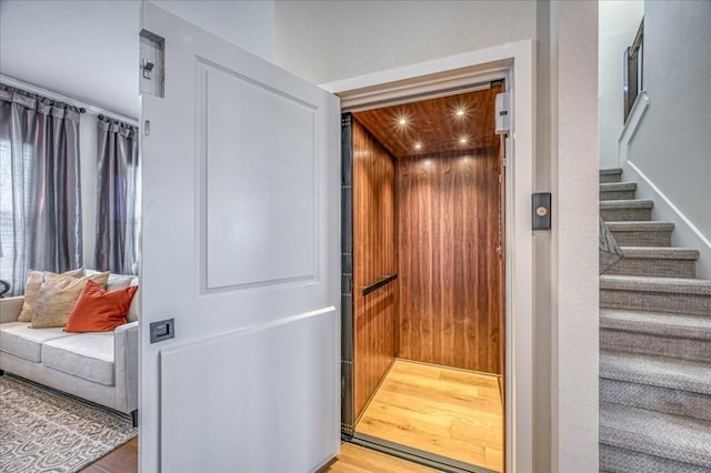 217 John Webster St, Leander, TX 78641 - interior space featuring elevator