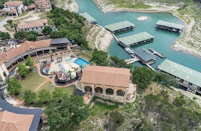 513 Elworth Path, Lakeway, TX 78738 - bird's eye view of a nearby body of water