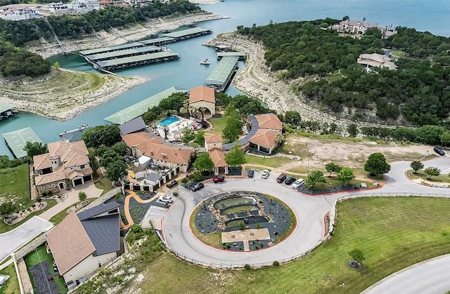 513 Elworth Path, Lakeway, TX 78738 - aerial view of property's location with a large body of water and a marina