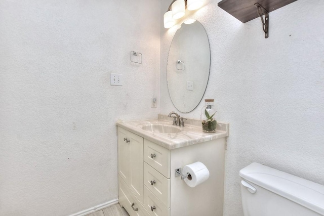 2718 Summerwalk Pl, Round Rock, TX 78665 - bathroom featuring vanity and a textured wall