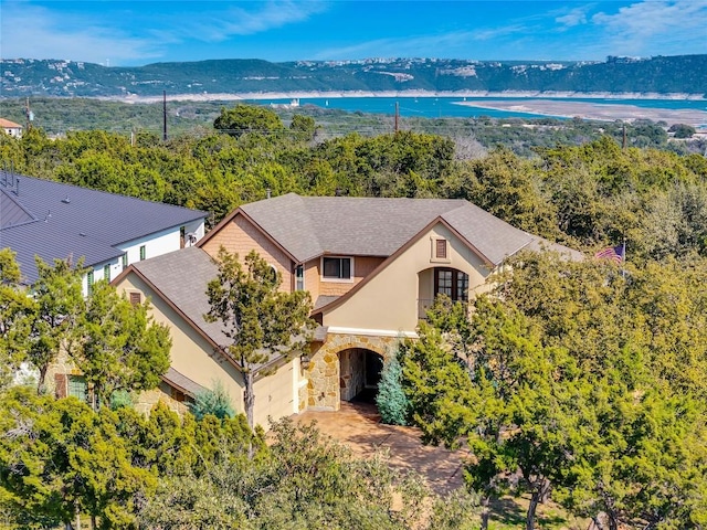 3701 Copper Ridge Ct, Austin, TX 78734 - view of subject property with a nearby body of water