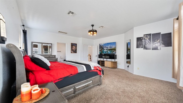 bedroom featuring carpet floors