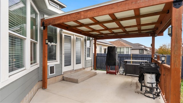 view of patio