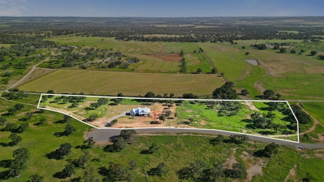 320 Spencer Ct, Fredericksburg, TX 78624 - birds eye view of property with a rural view