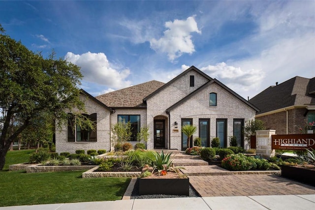 2516 Carretera Dr, Leander, TX 78641 - french provincial home featuring brick siding and a front yard