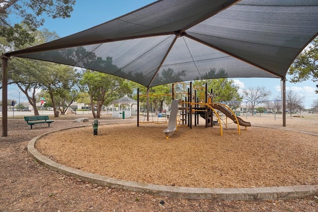 view of jungle gym