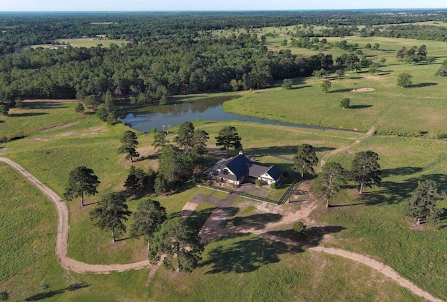 0000 Gotier Trace Rd, Smithville, TX 78957 - aerial overview of property's location with a large body of water and rural landscape
