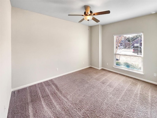 116 San View Dr, Georgetown, TX 78628 - carpeted spare room with a ceiling fan and baseboards