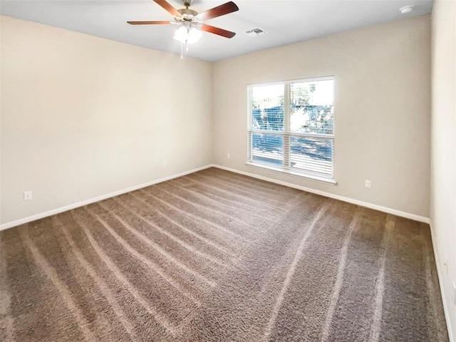 116 San View Dr, Georgetown, TX 78628 - carpeted spare room with a ceiling fan and baseboards