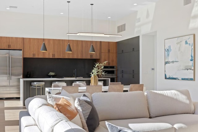 4502 Hyridge Dr, Austin, TX 78759 - living area with a high ceiling