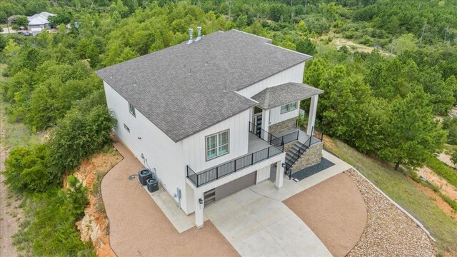 117 Nakalele Ln, Bastrop, TX 78602 - view of subject property with a heavily wooded area