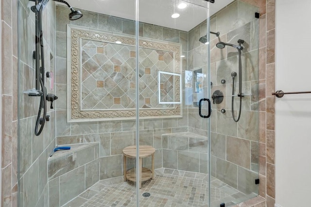 1027 Challenger, Lakeway, TX 78734 - bathroom featuring a shower stall