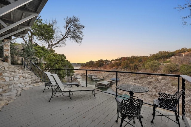 1027 Challenger, Lakeway, TX 78734 - view of wooden deck