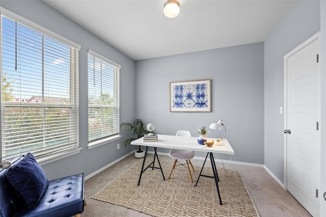 office with carpet