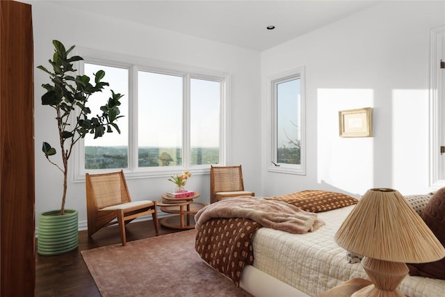 4908 Mirador Dr, Austin, TX 78735 - bedroom featuring wood finished floors and baseboards