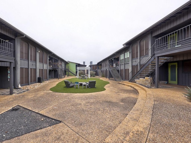 view of community featuring a patio area