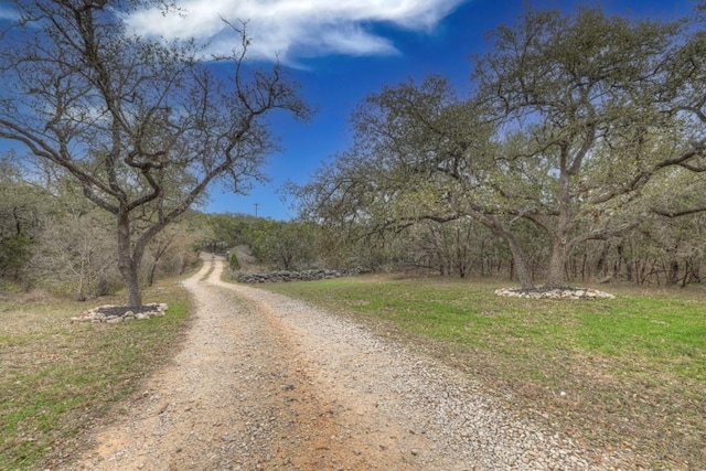 view of road