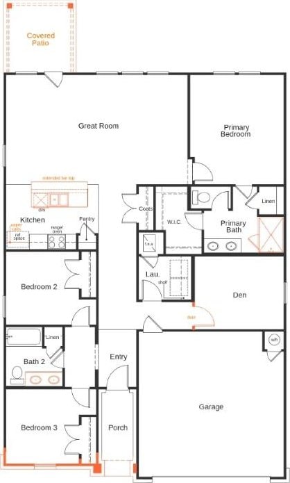 19216 Lady Bird Johnson St, Manor, TX 78653 - view of room layout