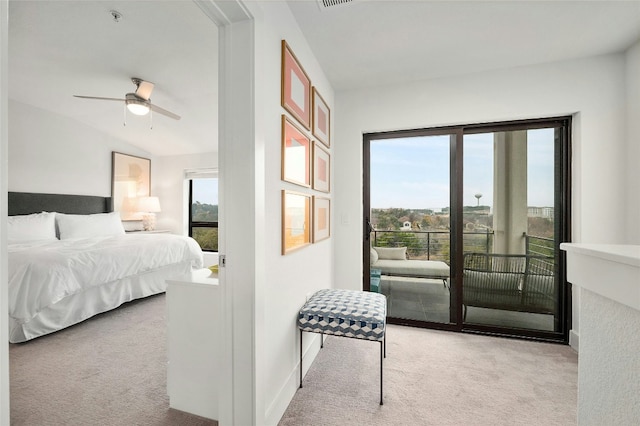 2050 Lohmans Spur Rd Unit 101, Lakeway, TX 78734 - carpeted bedroom with baseboards and access to outside