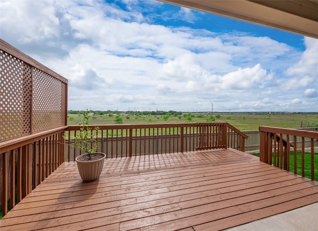 237 Andele Way, Liberty Hill, TX 78642 - wooden terrace with a rural view